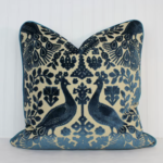 pavone velvet pillow