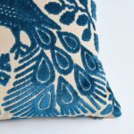 Pavone Velvet Peacock Pillow - Image 2