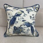 Blue Accent Pillow - Peacocks