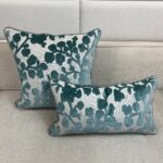 Vern Yip Pillow - Blossom Cut Velvet