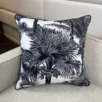 Palm Botanical Black Pillow - Image 3