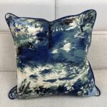 Spring Marsh in Blue Pillow