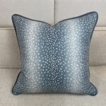 Blue Speckled Accent Pillow