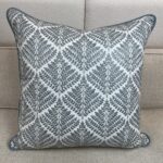 Petite Floral in Ice Blue Pillow