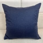 Blue Floral Decorative Pillow - Image 2