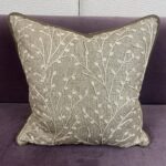 Embroidered Frond Accent Pillow - Image 2