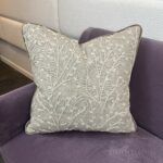 Embroidered Frond Accent Pillow - Image 3