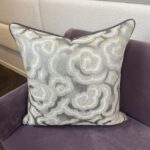 Yellow Swirls Accent Pillow - Image 3