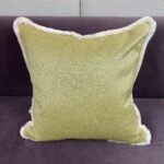 Yellow Deco Pillow with Flange