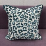 Leopard Print in Green Pillow