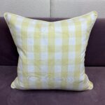 Yellow Checks Pillow