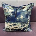 Blue Marches Accent Pillow