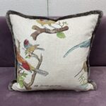 Bird Motif Throw Pillow - Image 2