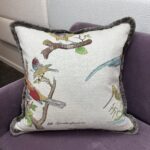Bird Motif Throw Pillow - Image 3
