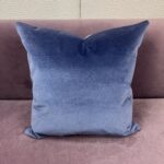 Indigo Velvet Deco Pillow