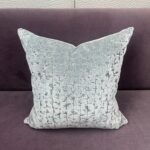 Cut Velvet Ice Accent Pillow