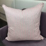 Pink Candy Stripe Pillow - Image 3