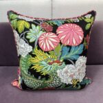 Chiag Mai Dragon & Primavera Stripe Pillow
