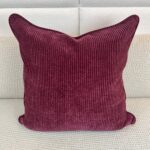 Richmond Ruby Velvet Corduroy Pillow