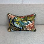 Chiang Mai Dragon Lumbar Pillow - Velvet