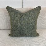 Green with Blue Weave Pillow - Image 2