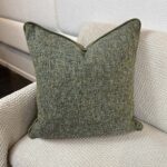 Green with Blue Weave Pillow - Image 3