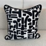 Black and White Geo Pillow - Image 2