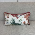 Chinoiserie Asian Dragon Pillow - Image 2