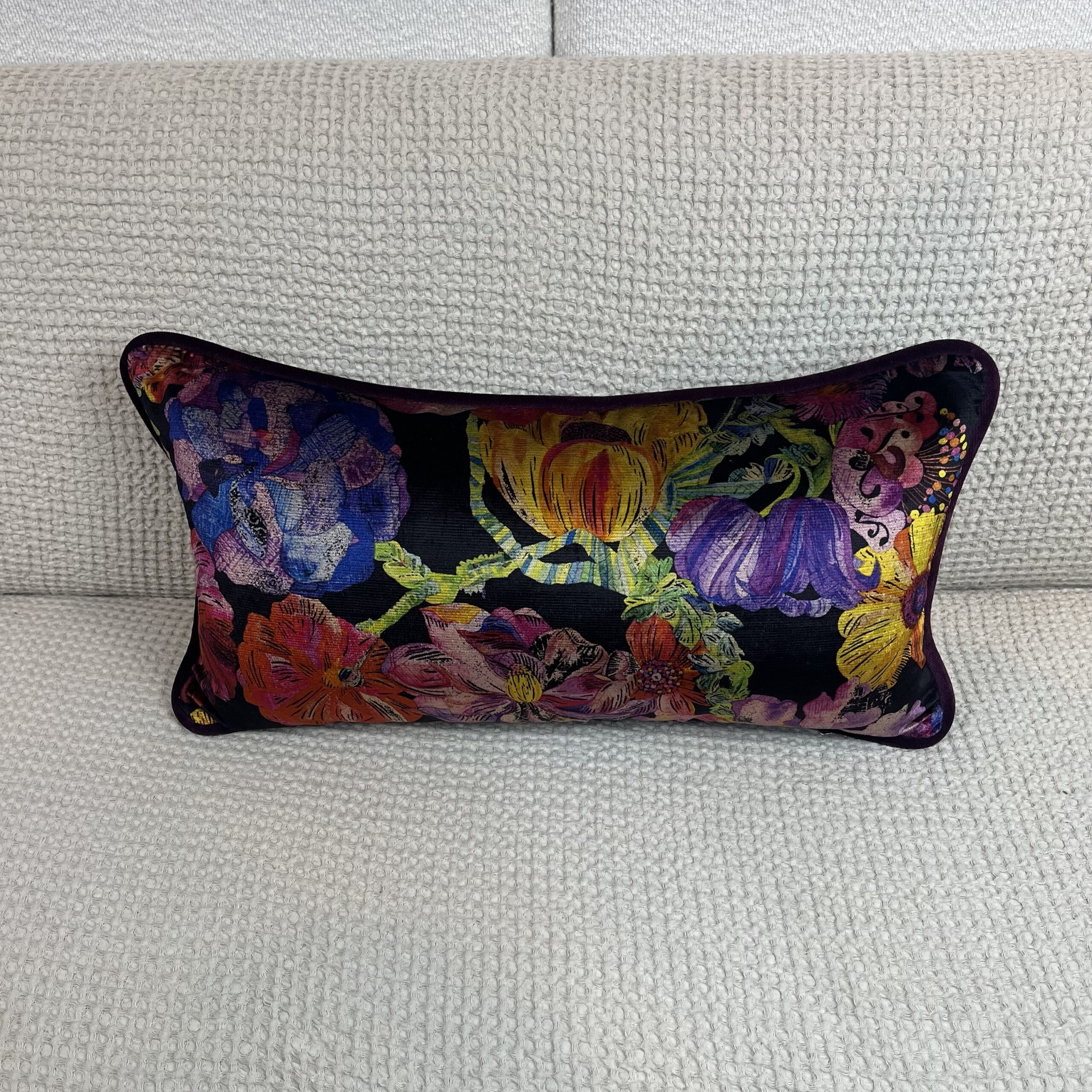 img_7198 Liberty Fabric Jeffrey Rose Tree Pillow - Image 1