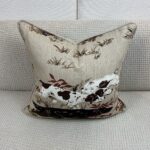 Pointers in Tan Schumacher Pillow