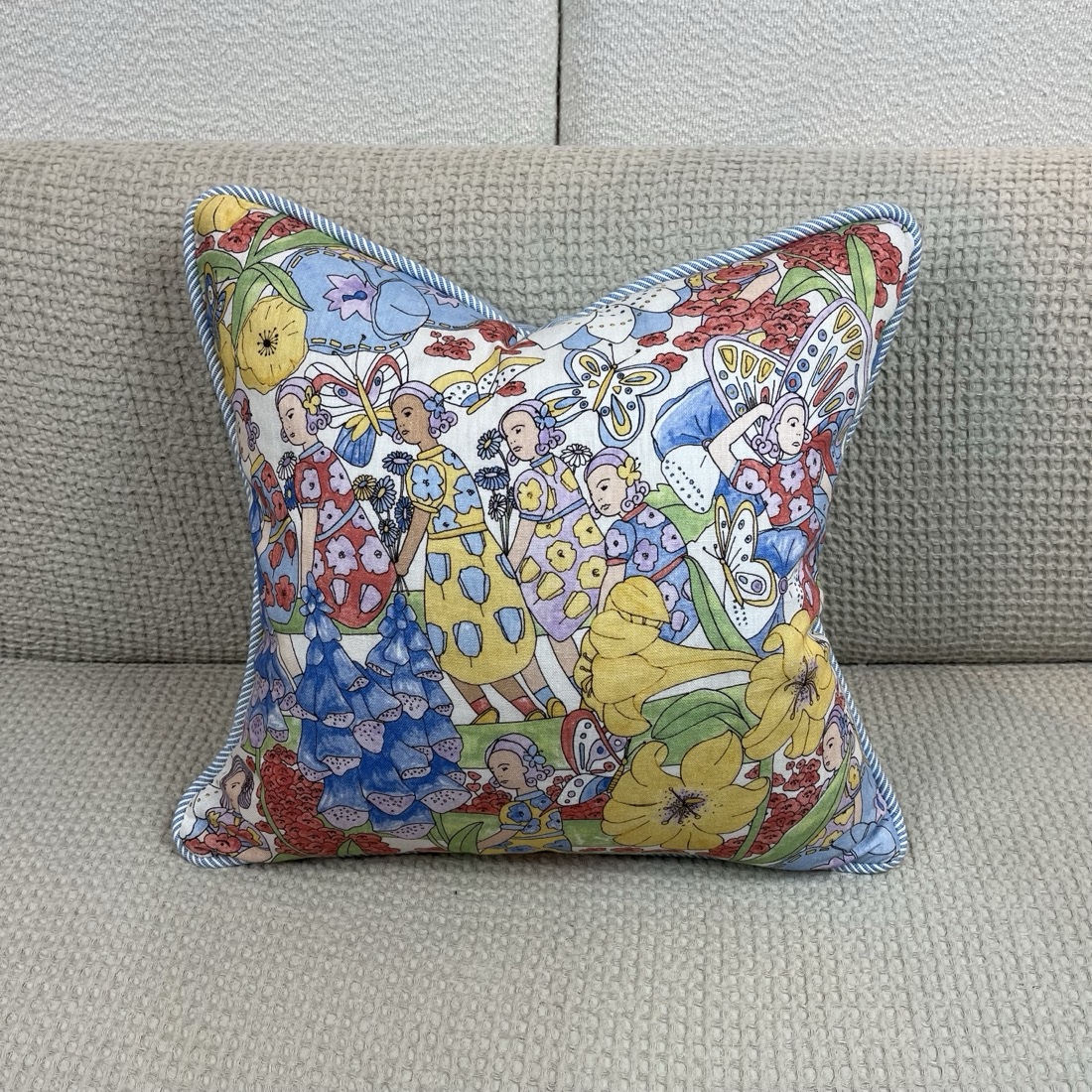 img_7460 Prairie Garden Schumacher Pillow - Image 1