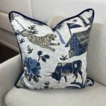 Tiger Reserve in Navy Pillow - Image 3