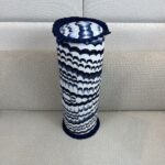 Blue Scallops Bolster Pillow - Thibaut - Image 2
