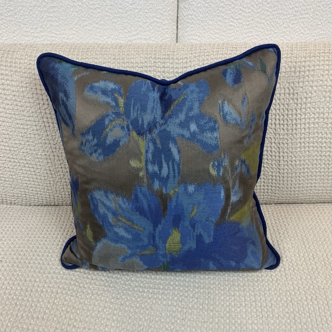 img_7567 Mystic Flowers in Blue Pillow - Image 1