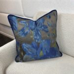 Mystic Flowers in Blue Pillow - Image 3