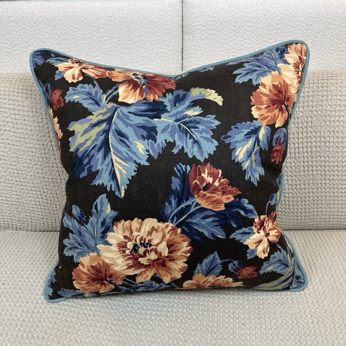 img_7570 Vibrant Flowers Accent Pillow - Image 1