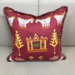 Thibaut Kingdom Parade Pink Pillow