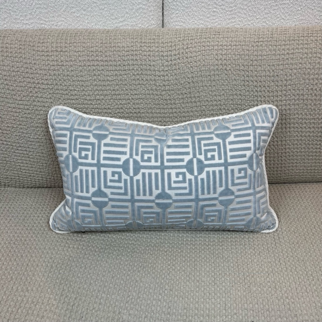 img_7632 Thibaut Spa Blue Pillow - Image 1