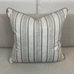 Gray Stripes Weave Pillow - Image 2