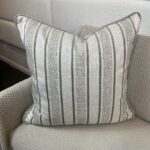 Gray Stripes Weave Pillow - Image 3