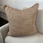 Gold and Red Woven PILLOW - Image 3