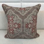Woven Euro Pillow in Red