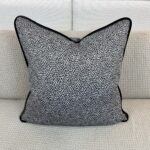 Spotted Black Throw Pillow