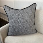 Spotted Black Throw Pillow - Image 3