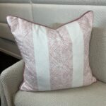 Thibaut Blush Throw Pillow - Image 3