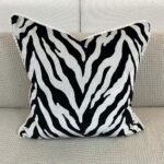 Soft Zebra Print Pillow - Image 2