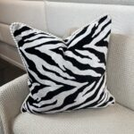 Soft Zebra Print Pillow - Image 3